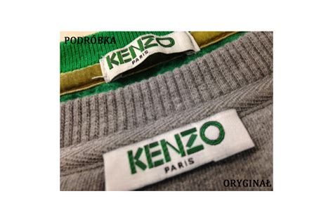 etiquette faux pull kenzo